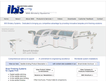 Tablet Screenshot of ibis-bindery.com